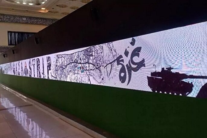 برپایی نمایشگاه «طوفان‌الاحرار» در دانشگاه آزاد اسلامی بجنورد