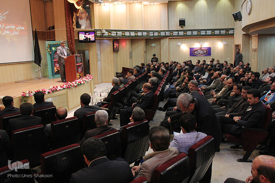 همایش خادمین اربعین استان زنجان‎