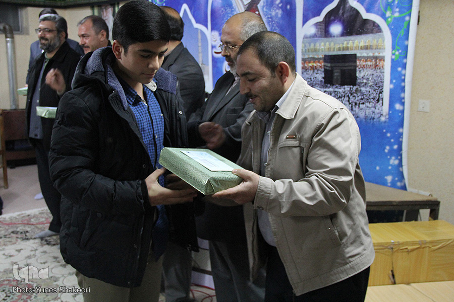 تجلیل از حافظان طرح حفظ ۴ساله جامعه القرآن زنجان