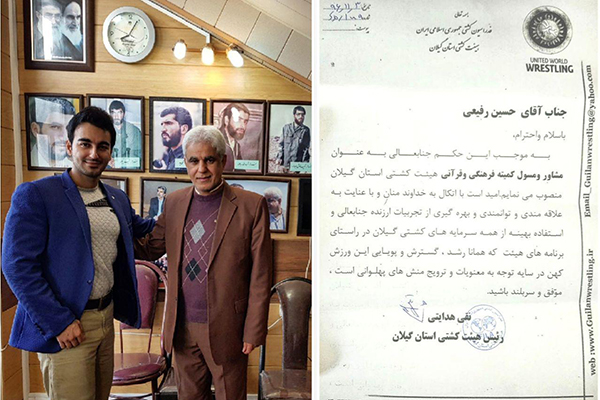 انتصاب قاری قرآن به مشاور فرهنگی و قرآنی هئیت کشتی