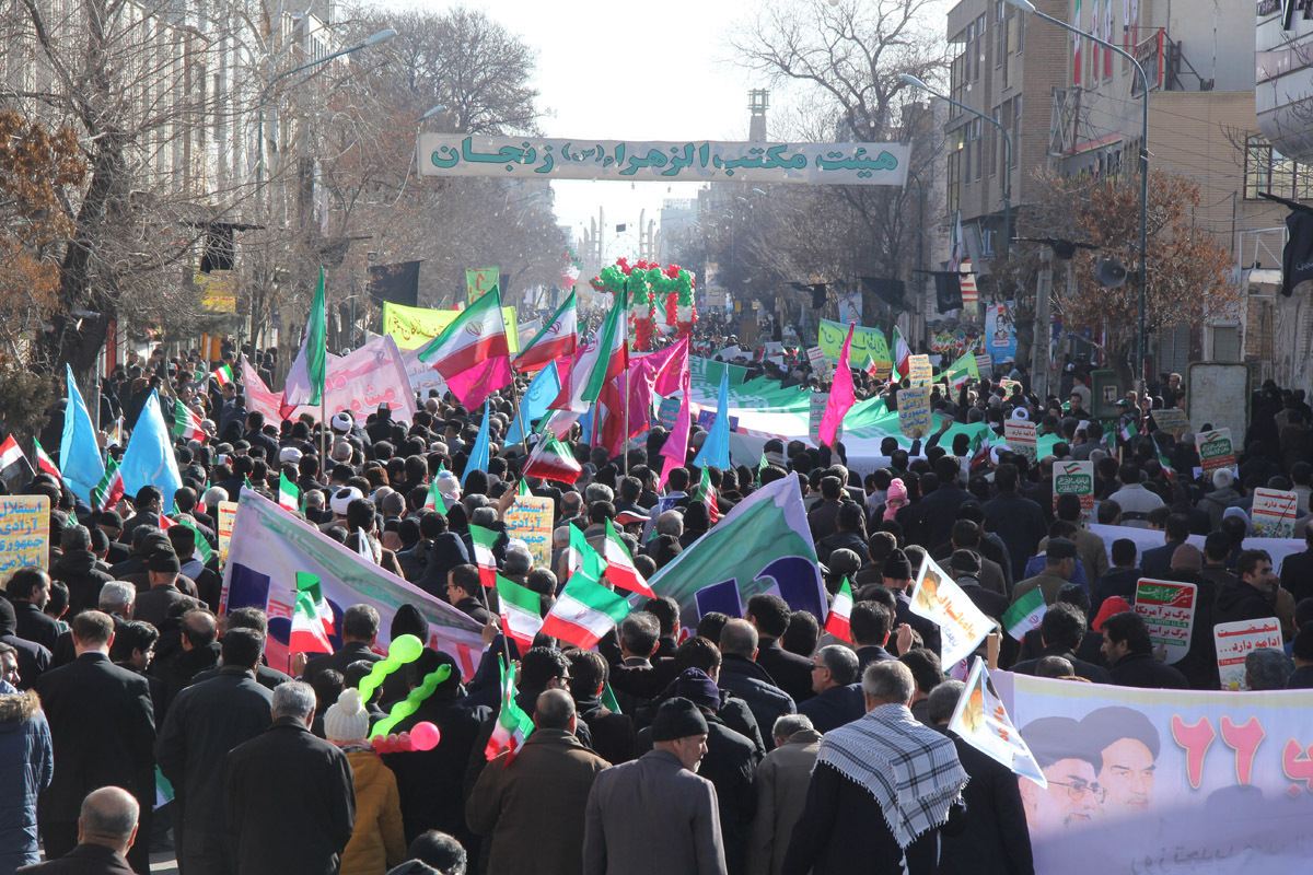 راهپیمایی ۲۲ بهمن زنجان
