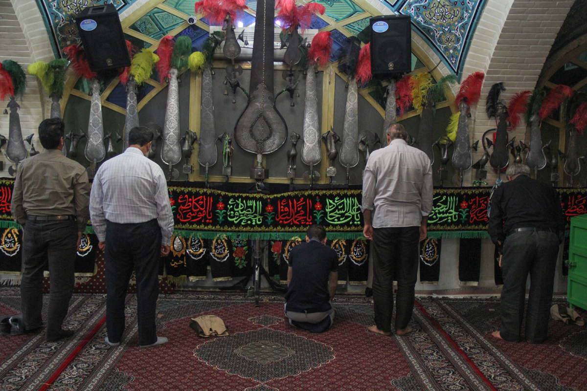 مراسم اعلان عزای امام حسین(ع) در زنجان