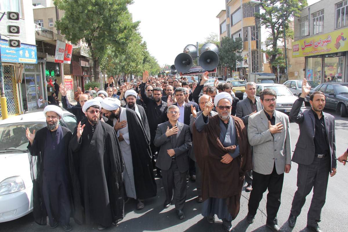 برگزاری دسته دانشگاهیان علوم پزشکی زنجان