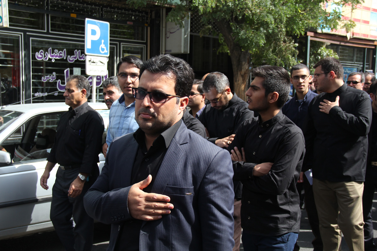 برگزاری دسته دانشگاهیان علوم پزشکی زنجان