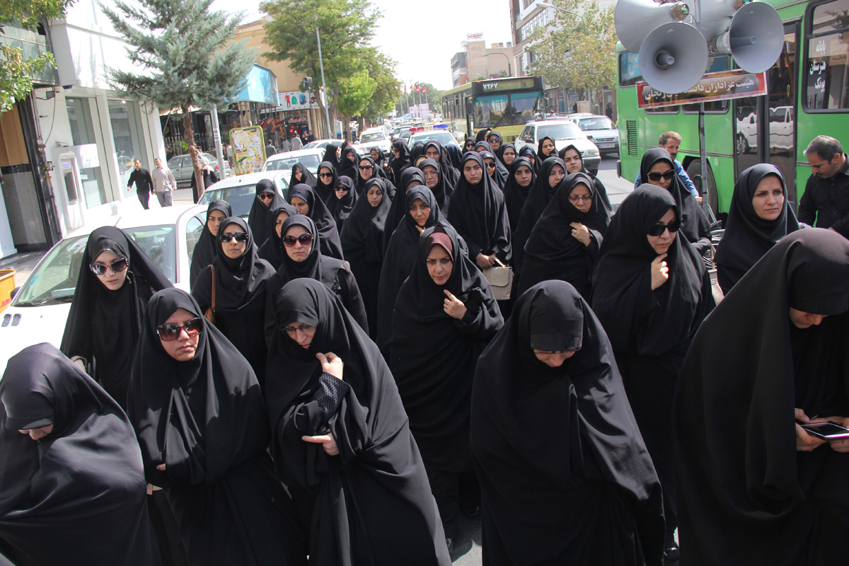 برگزاری دسته دانشگاهیان علوم پزشکی زنجان
