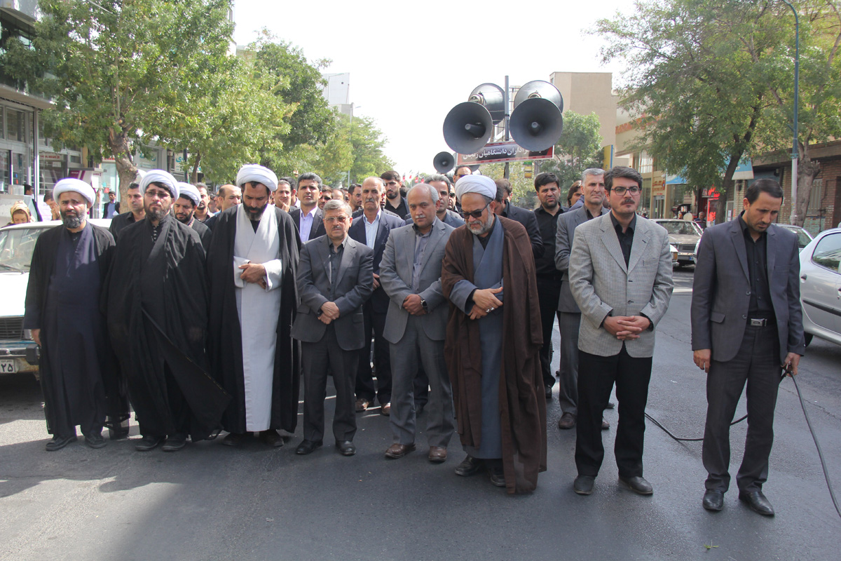 برگزاری دسته دانشگاهیان علوم پزشکی زنجان