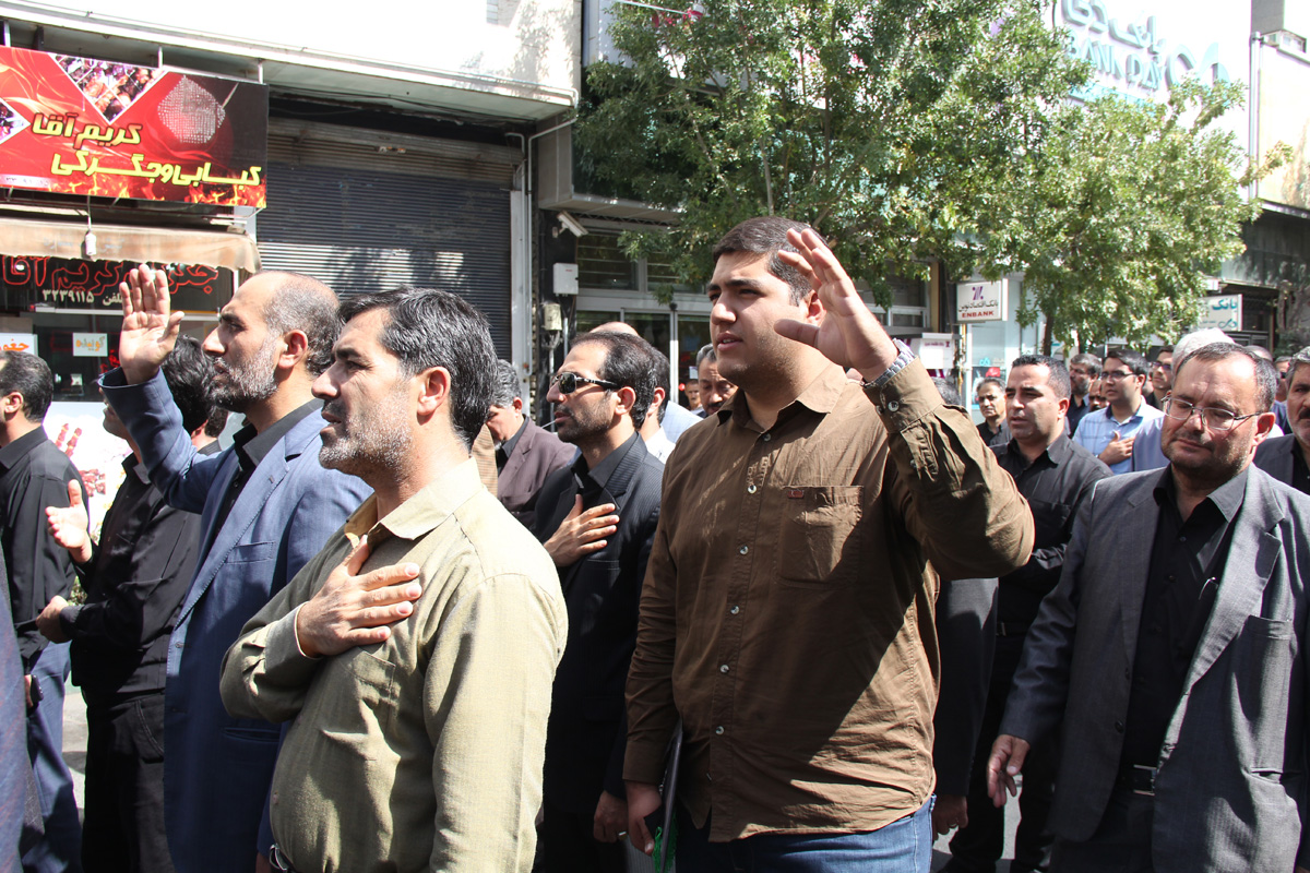 برگزاری دسته دانشگاهیان علوم پزشکی زنجان