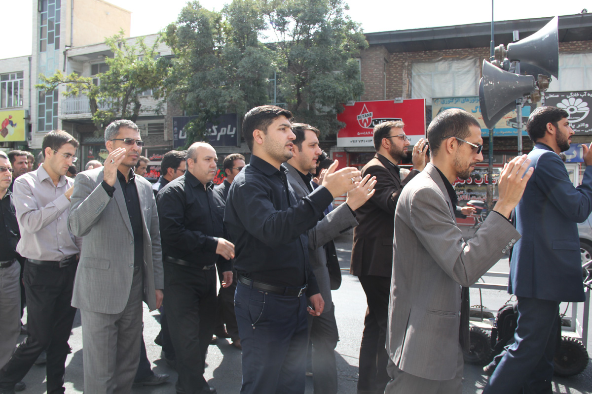 برگزاری دسته دانشگاهیان علوم پزشکی زنجان