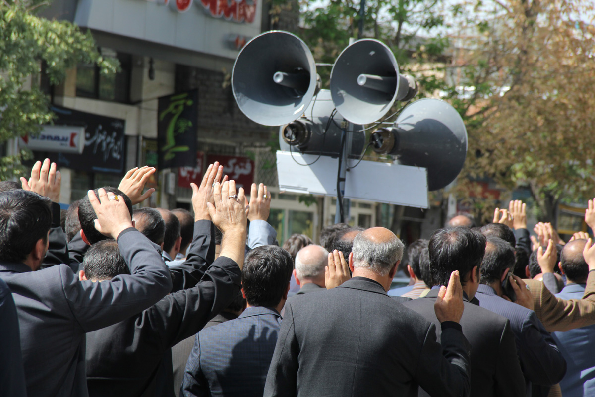 برگزاری دسته دانشگاهیان علوم پزشکی زنجان