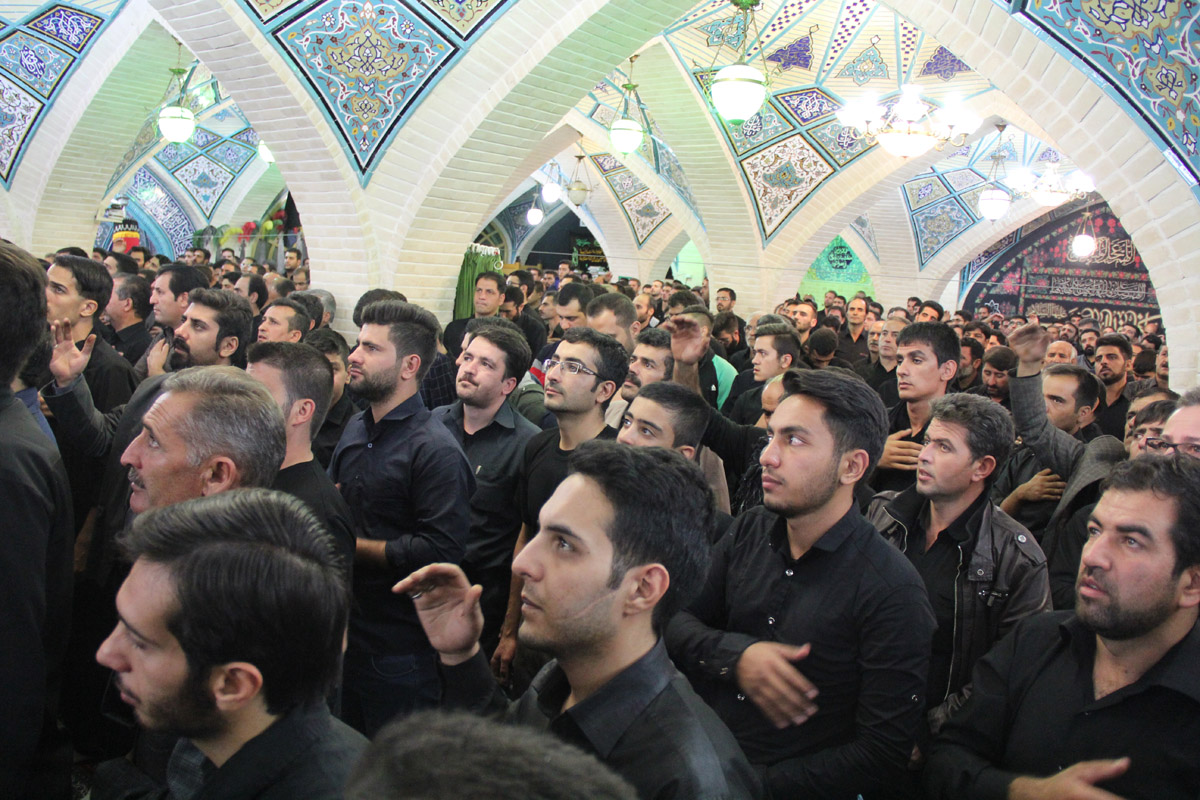 عزاداری عاشقان حسینی در زینبیه اعظم زنجان