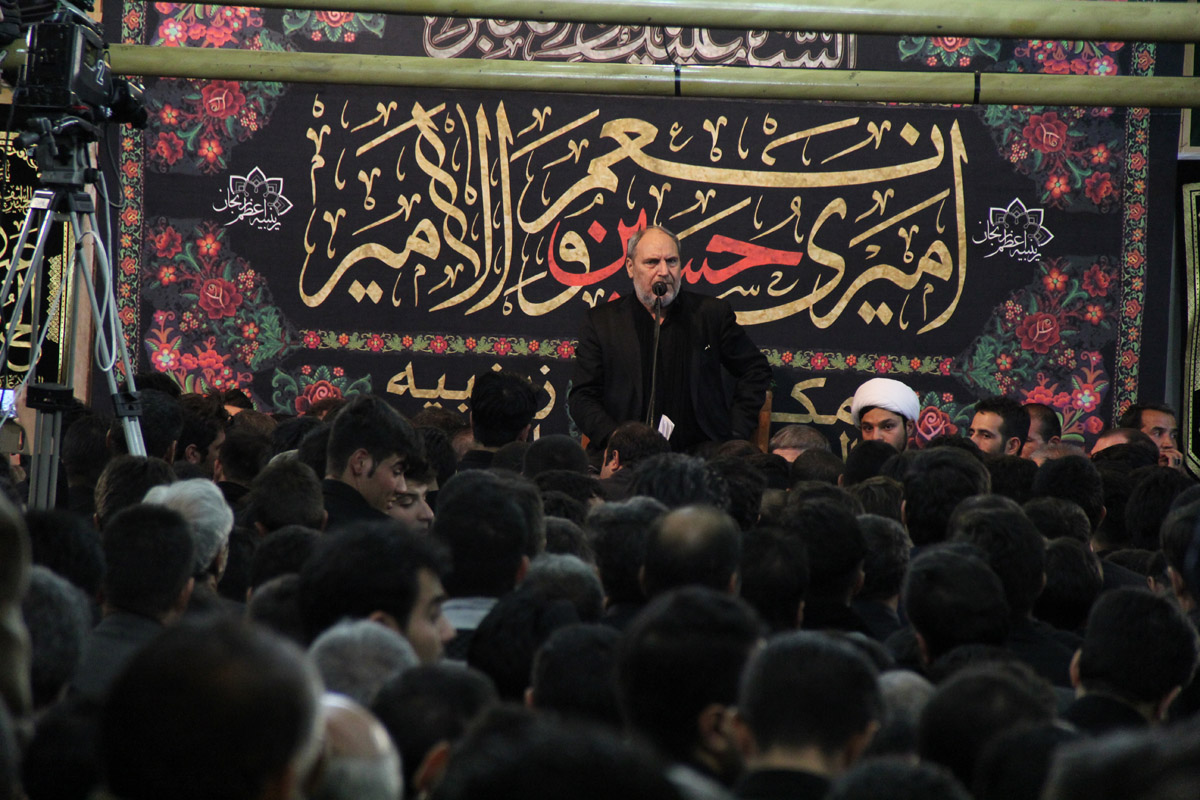 عزاداری عاشقان حسینی در زینبیه اعظم زنجان