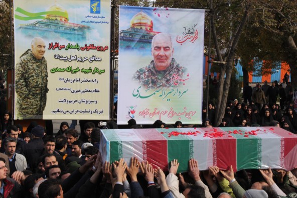 مراسم تشییع پیکر پاک شهید خیرالله صمدی