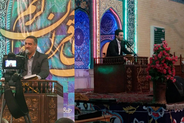 تلاوت «ابوالقاسمی» و «حسینی» در محله غیاث‌آباد