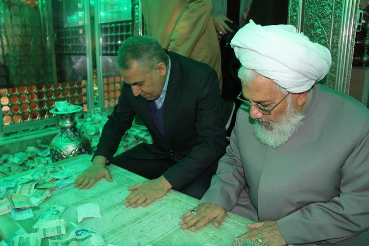 غبارروبی امامزاده سید ابراهیم(ع) زنجان از قاب دوربین