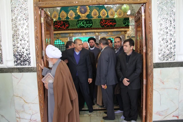 غبارروبی امامزاده سید ابراهیم(ع) زنجان از قاب دوربین