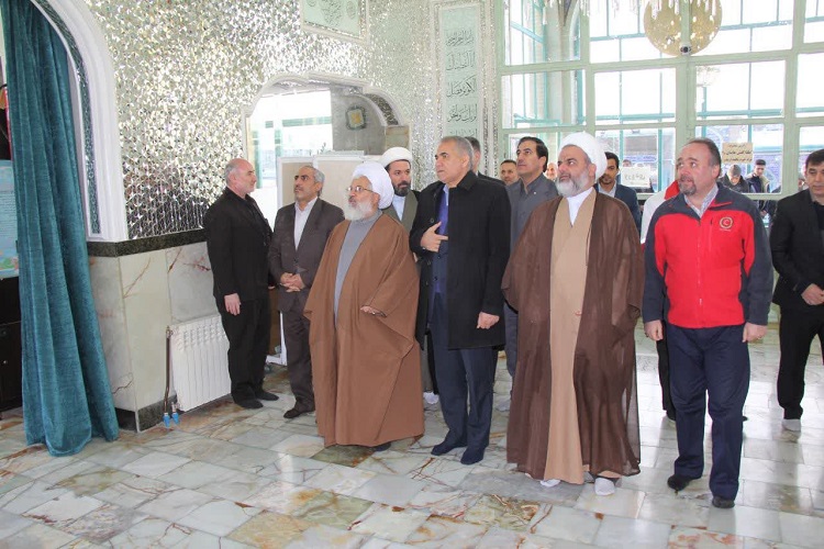 غبارروبی امامزاده سید ابراهیم(ع) زنجان از قاب دوربین