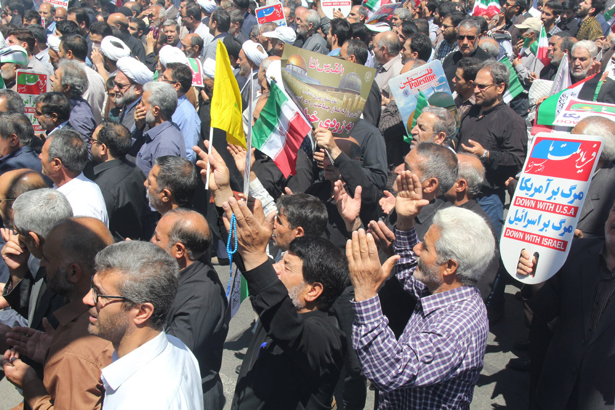 حضور حماسی مردم زنجان در راهپیمایی روز جهانی قدس