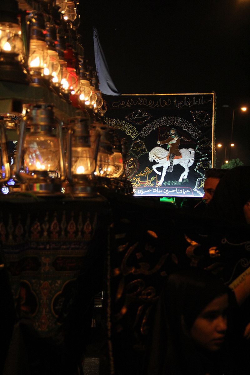گزارش تصویری از دسته عزاداری چلچراغ مسجد عباسیه زنجان