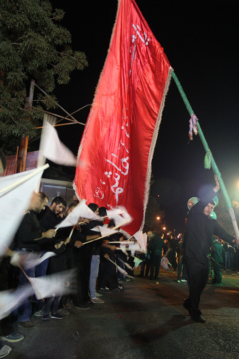 گزارش تصویری از دسته عزاداری چلچراغ مسجد عباسیه زنجان