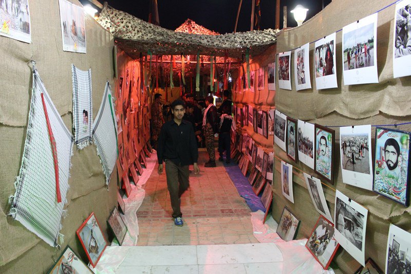 آغار به‌کار نمایشگاه تجسمی ویژه هفته دفاع مقدس در طارم