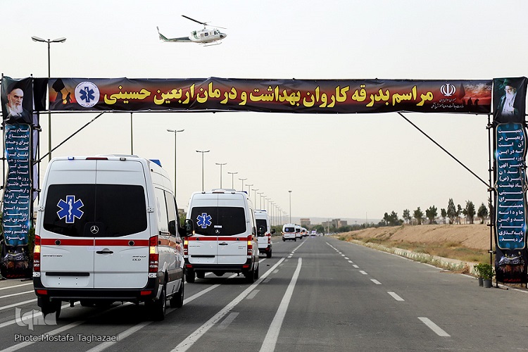 اعزام واحدهای اورژانس استان زنجان جهت پوشش مراسم اربعین