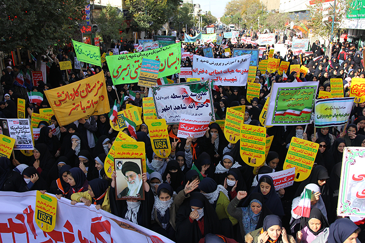 استکبارستیزی زنجانی&zwnj;ها به روایت تصویر