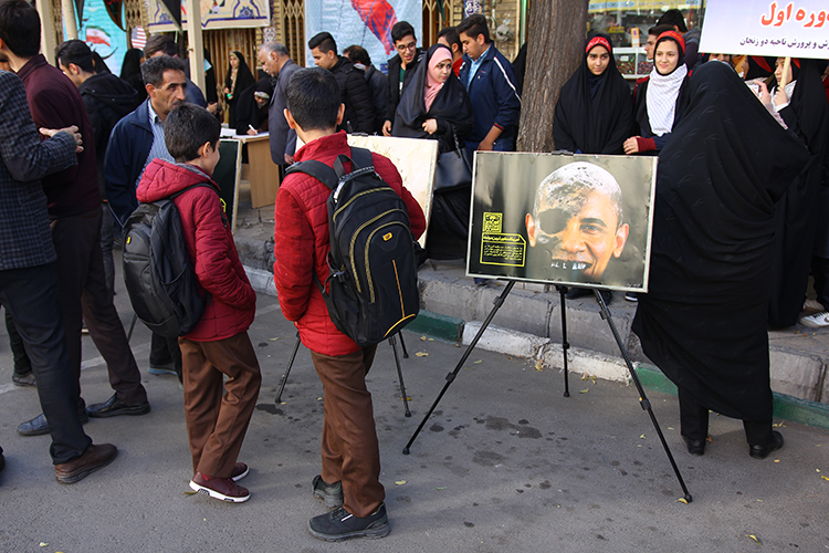 استکبارستیزی زنجانی&zwnj;ها به روایت تصویر