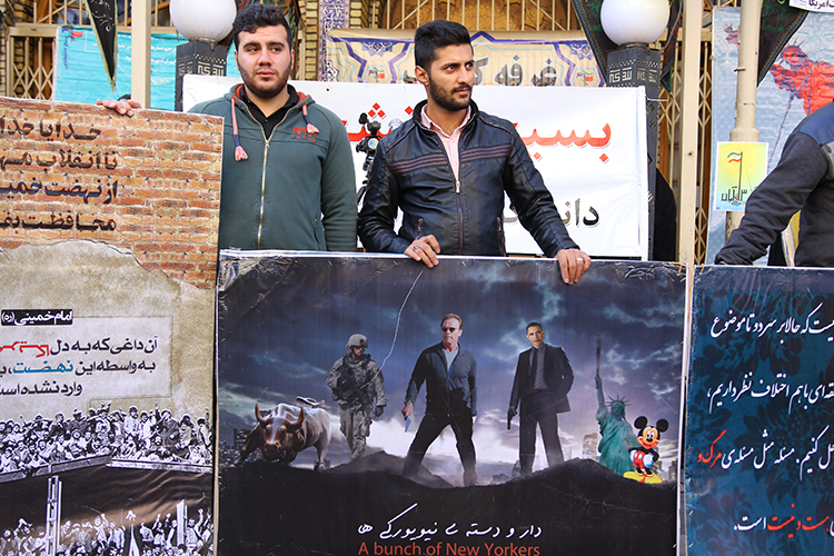 استکبارستیزی زنجانی&zwnj;ها به روایت تصویر