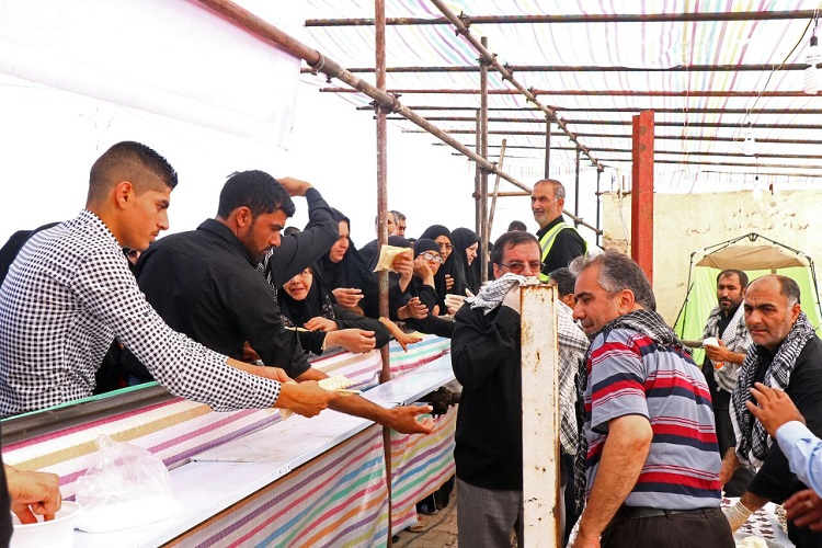 سازمان اوقاف 19 موکب در کشور عراق برپا کرده است