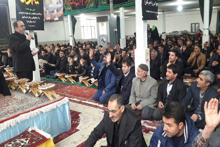 محفل انس با قرآن در روزتای توزلو