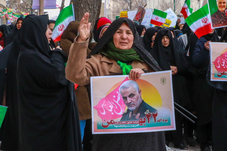 جلوه‌هایی تماشایی از حضور شکوهمندانه زنجانی‌ها در راهپیمایی 22 بهمن