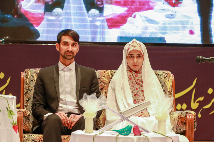 گزارش تصویری مراسم ازدواج دانشجویی در زنجان
