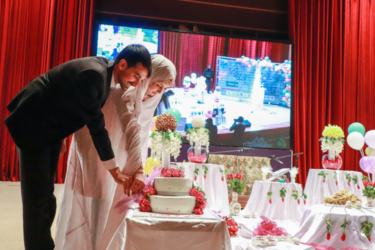 گزارش تصویری مراسم ازدواج دانشجویی در زنجان