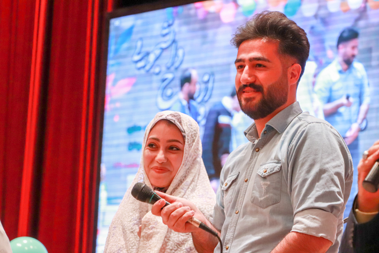 گزارش تصویری مراسم ازدواج دانشجویی در زنجان