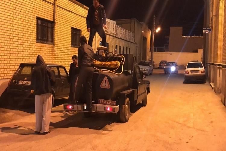 ضدعفونی مستمر معابر زنجان به همت کانون طلاب هلالاحمر علیه ویروس کرونا ضدعفونی مستمر معابر زنجان به همت کانون طلاب هلالاحمر علیه ویروس کرونا