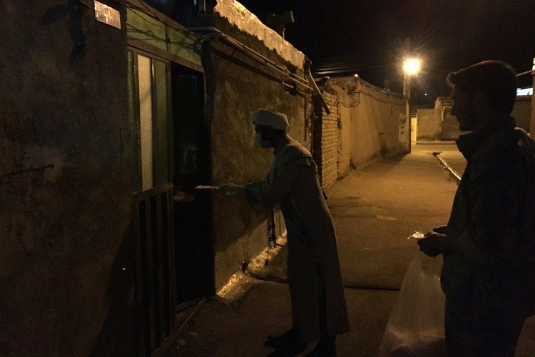 عکس | ضدعفونی معابر و تولید ماسک در صائین‌قلعه