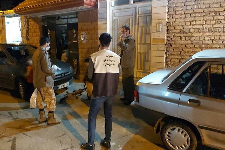 عکس | ضدعفونی معابر و تولید ماسک در صائین‌قلعه