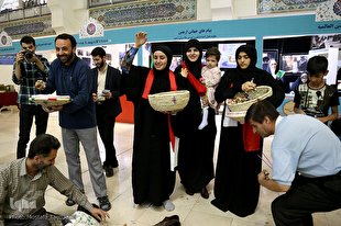 جشن میلاد امام حسن مجتبی(ع) در غرفه بحرین برگزار شد