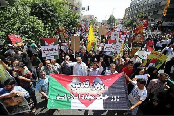 فریاد‌ زنجانی‌ها برای رهایی مظلومان از چنگال استکبار