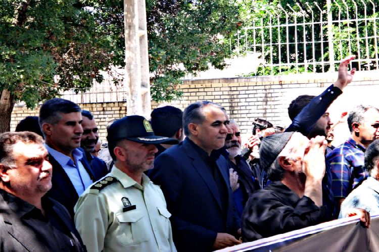 عزاداری دسته حسینیه اعظم زنجان به مناسب رحلت بنیانگذار انقلاب