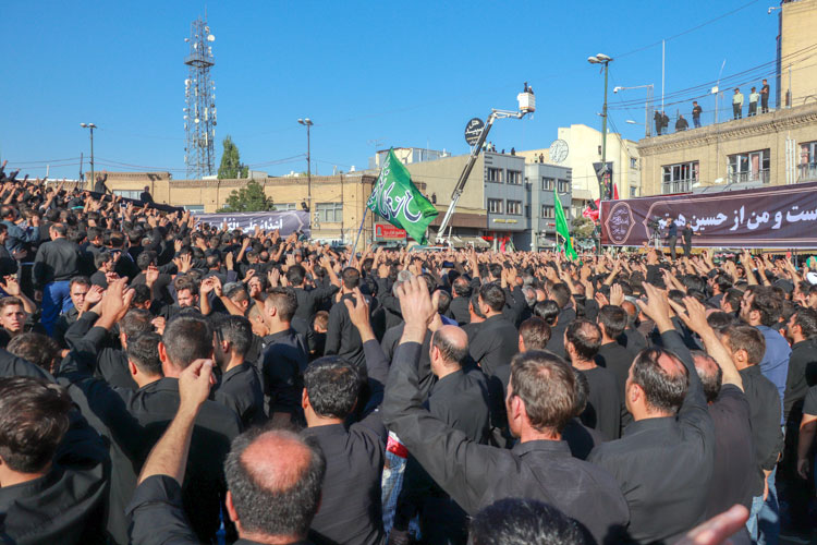 اجتماع عزاداران در پایتخت شور و شعور حسینی به روایت تصویر