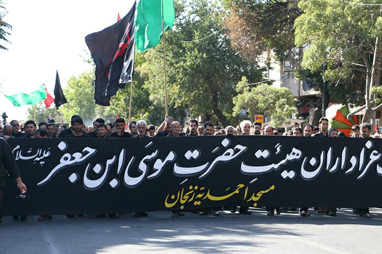 گزارش تصویری دسته عزاداری احمدیه زنجان