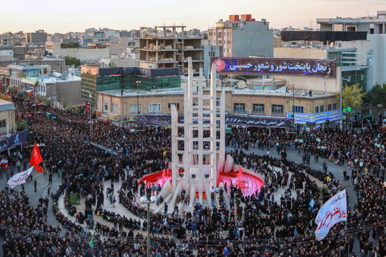 گزارش تصویری دسته زینبیه اعظم زنجان