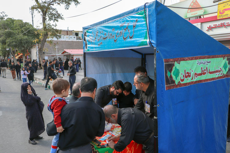 گزارش تصویری دسته زینبیه اعظم زنجان