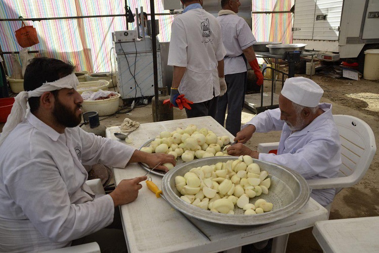 حال و هوای موکب حسینیه اعظم زنجان در سامرا