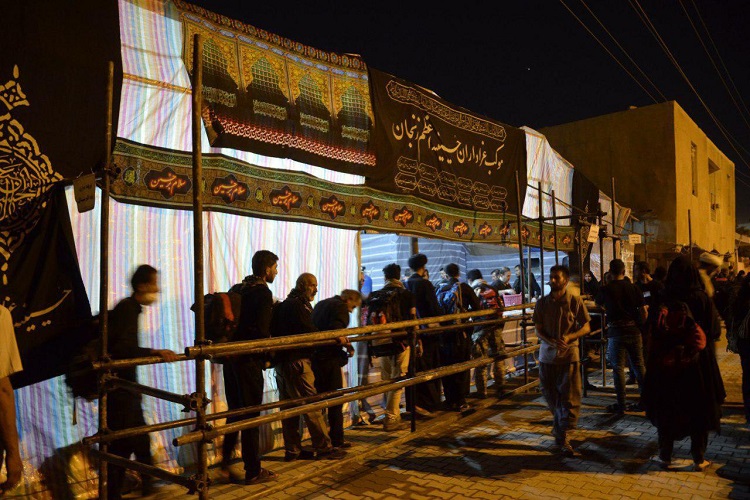 حال و هوای موکب حسینیه اعظم زنجان در سامرا