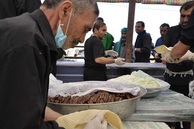 حال و هوای موکب حسینیه اعظم زنجان در سامرا