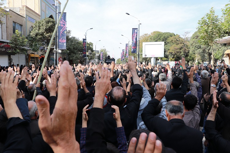 عزاداری جاماندگان اربعین در زنجان