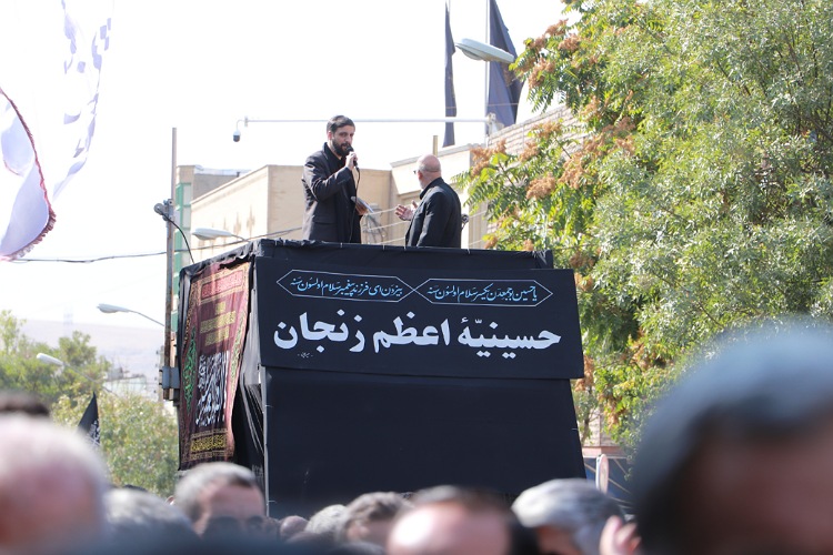 عزاداری جاماندگان اربعین در زنجان