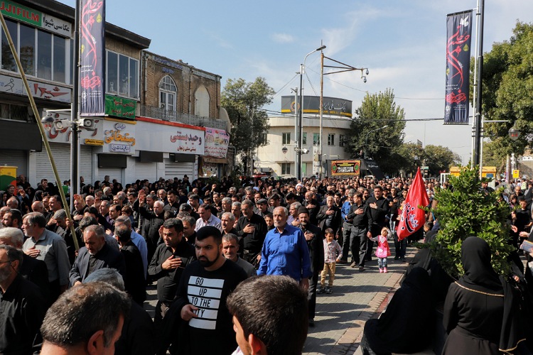 عزاداری جاماندگان اربعین در زنجان
